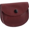 Etui à chapelet en cuir brun