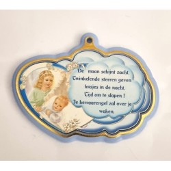 Kinderkamer frame txt NL blauw of roze