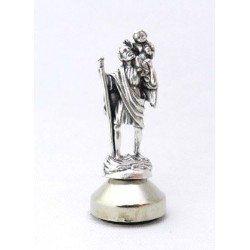 Statuette magnétique en métal 7cm - St Christophe