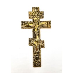 Croix orthodoxe en bronze