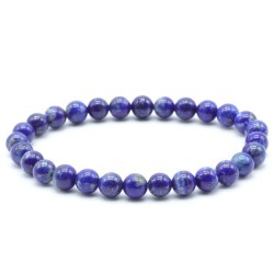 Bracelet élastique multi perle pierre naturelle 8mm - Lapis Lazuli