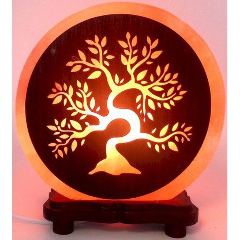 Lampe de sel de l'Himalaya Arbre de vie 5Kg