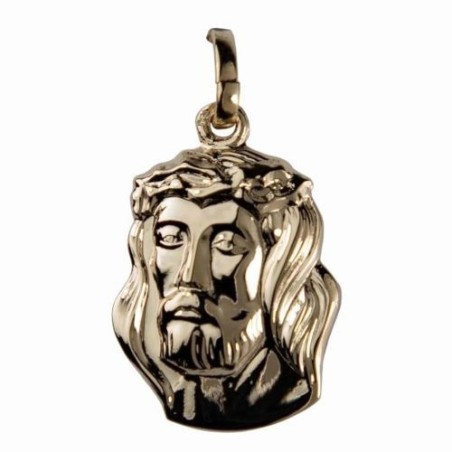 Médaille NGL PLAQUE OR 3 MIC. CHRIST 30x15mm