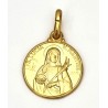 St. Lucia medaille van roodgoud. 14 mm