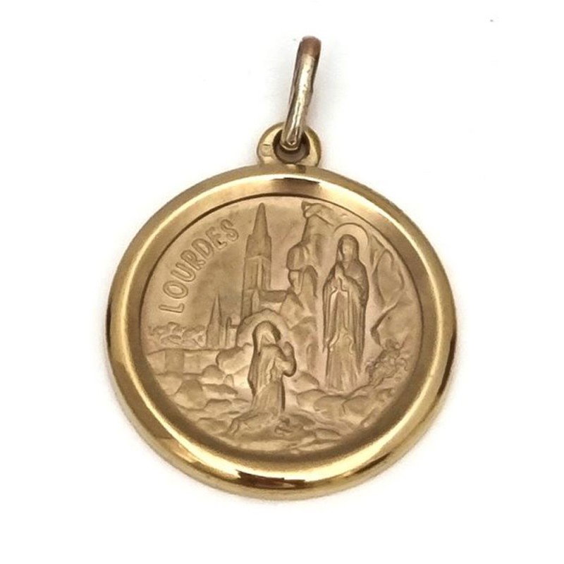 Ronde medaille van de verschijning. 20 mm