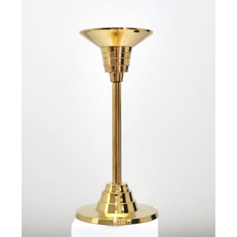 Gouden bloemsteen. 16 cm