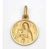 St Rita-medaille 15 mm 18 karaat goud