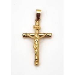 Pendentif Crucifix 20x13mm Or 18ct