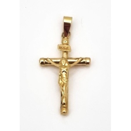 Pendentif Crucifix 20x13mm Or 18ct