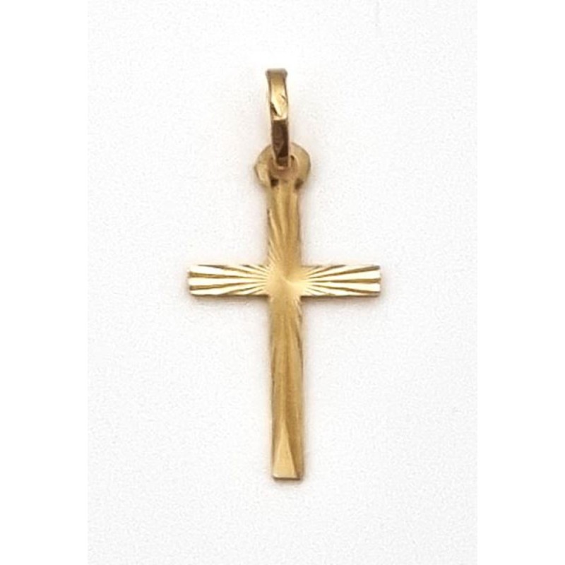 Pendentif croix Or 9Ct