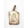 St. Christopher medaille in zilver. 18 mm