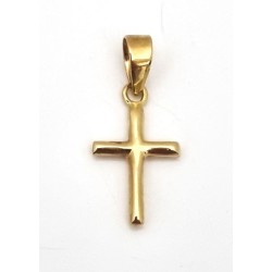 Pendentif croix 12x8mm Or 18c