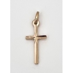 Pendentif Croix 20x10mm Pl.Or 3MIC