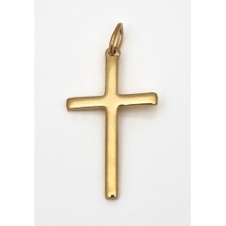 Pendentif croix 20x30mm Pl.Or