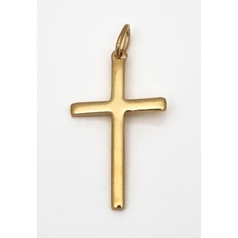 Pendentif croix 20x30mm Pl.Or