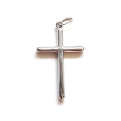 Pendentif Croix Argent Rhodié S925