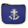 Lederen rozenkrans haal MARIA. Assortiment van verschillende kleuren