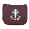Lederen rozenkrans haal MARIA. Assortiment van verschillende kleuren
