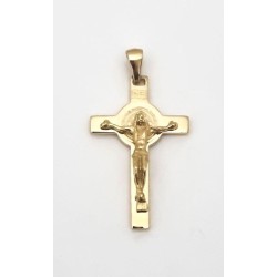 PENDENTIF CROIX SAINT BENOIT 28X18 OR  18C 3.10GR