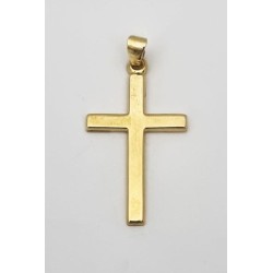 Pendentif Croix Or 9ct 25mm