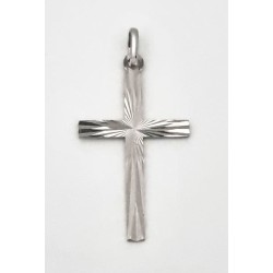 Pendentif Croix Argent Rhodié S925