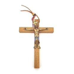 CROIX BOIS ET BRONZE