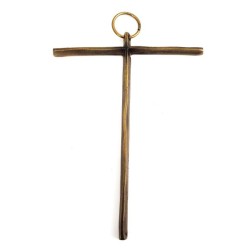 CROIX ETAIN BRONZE 14X11CM