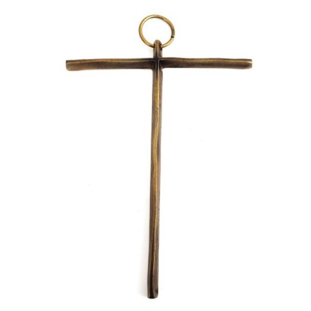CROIX ETAIN BRONZE 14X11CM