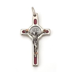 CROIX SAINT BENOIT 4X2CM METAAL