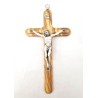 Crucifix en bois d'olivier. 20 cm