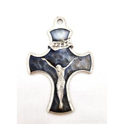 CROIX METAL BLEU 7.3CM