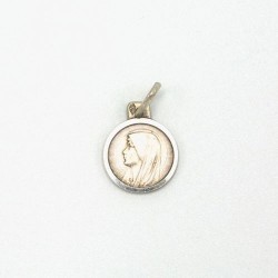 Médaille de la Vierge Marie en argent. 10 mm