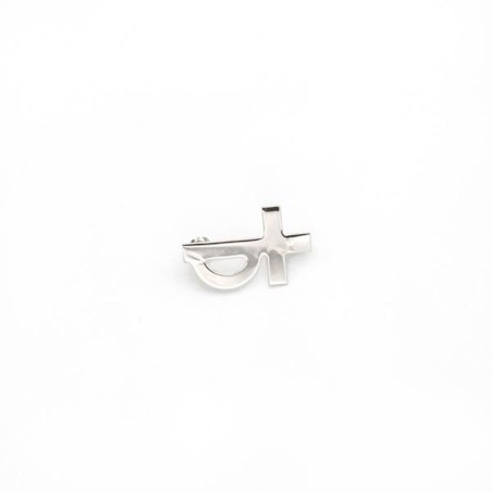 Pin met zilveren diaconaal kruis.23 mm