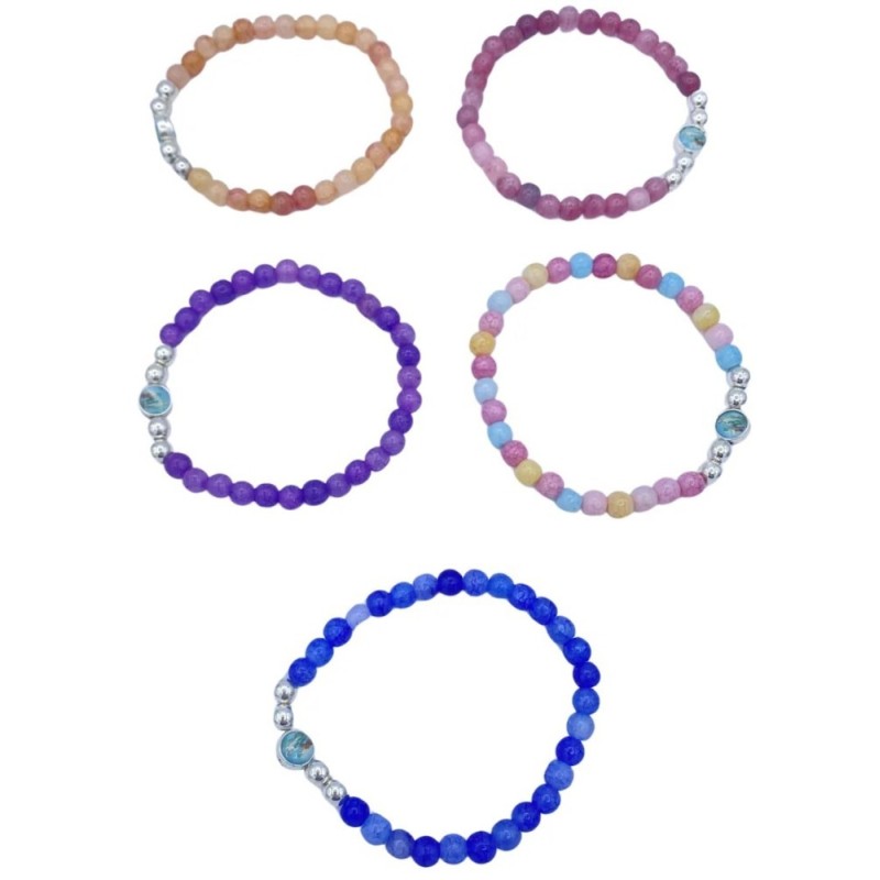 Bracelet pierre assortiment de couleur