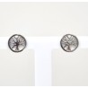 Boucles d'oreilles arbre de vie Argent RH S925 0.90gr