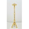 Chandelier torsadé. 54 cm de haut