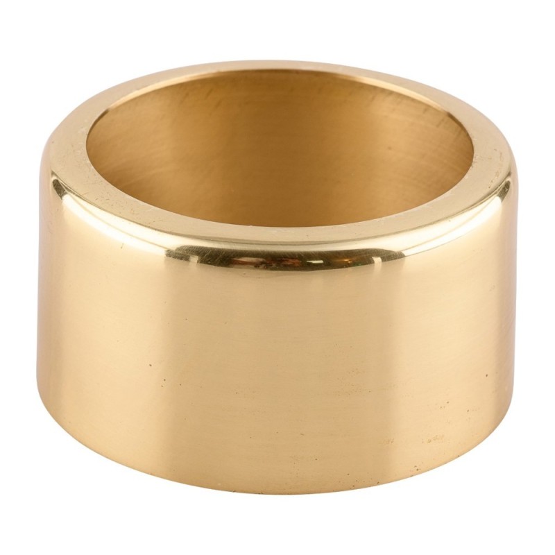 Een gouden kaarsring. 3 cm in diameter