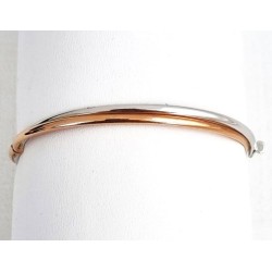Bracelet 2 rangs en or 14 carats. 10.1 grammes