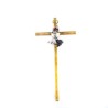 Brons communion kruis met afbeelding van een kelk. 15,5/7,5 cm