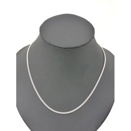Chaine en argent Rhodié 40cm