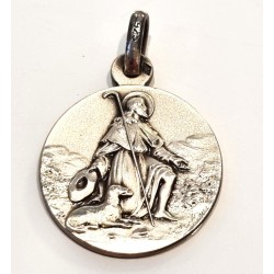 Médaille Argent S925 18mm St Roch