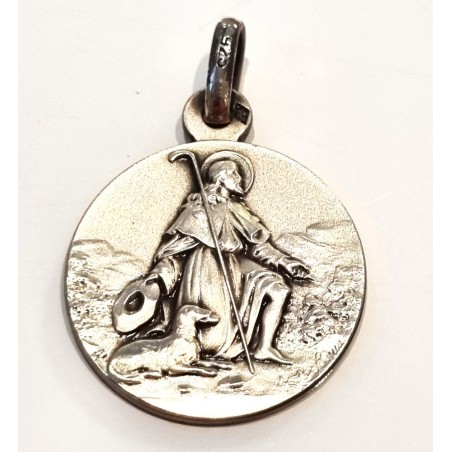 Médaille Argent S925 18mm St Roch