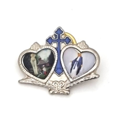 Pinnen met banner / wonderbaarlijke maagd