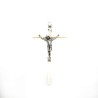 Lichtgevend PVC-kruis met metalen Christus.21 cm