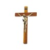 Crucifix en bois avec Christ doré. 15 cm