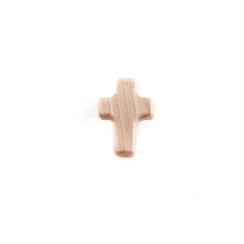 Croix simple en bois. 6 cm