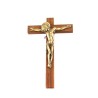 Crucifix en bois avec Christ doré