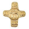 Kruis H: 11CM goudkleurig