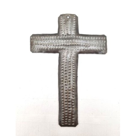 Croix artisanale fabriquée en Haïti. modèle petit de 8.5/12.5 cm