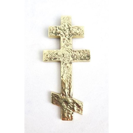 Bronzen orthodoxe kruis 140x65 mm